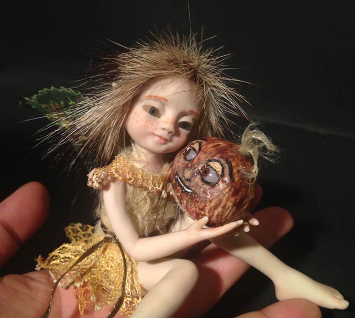 Baby Fairie Pixie Malika and the sweet Chestnut